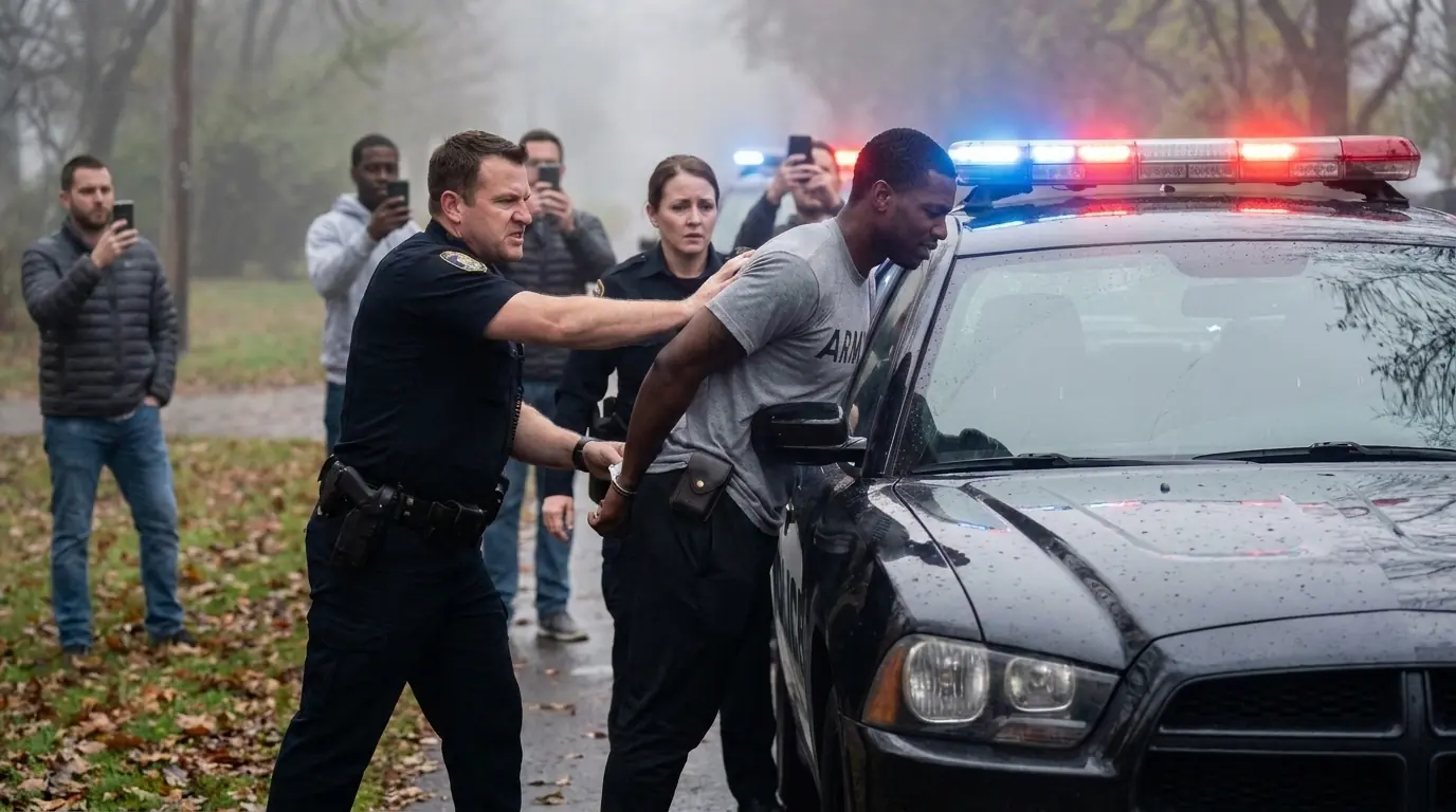 Cops Cuff a Black Man Jogging in the Park — Then His ID Fall Out From His Pocket