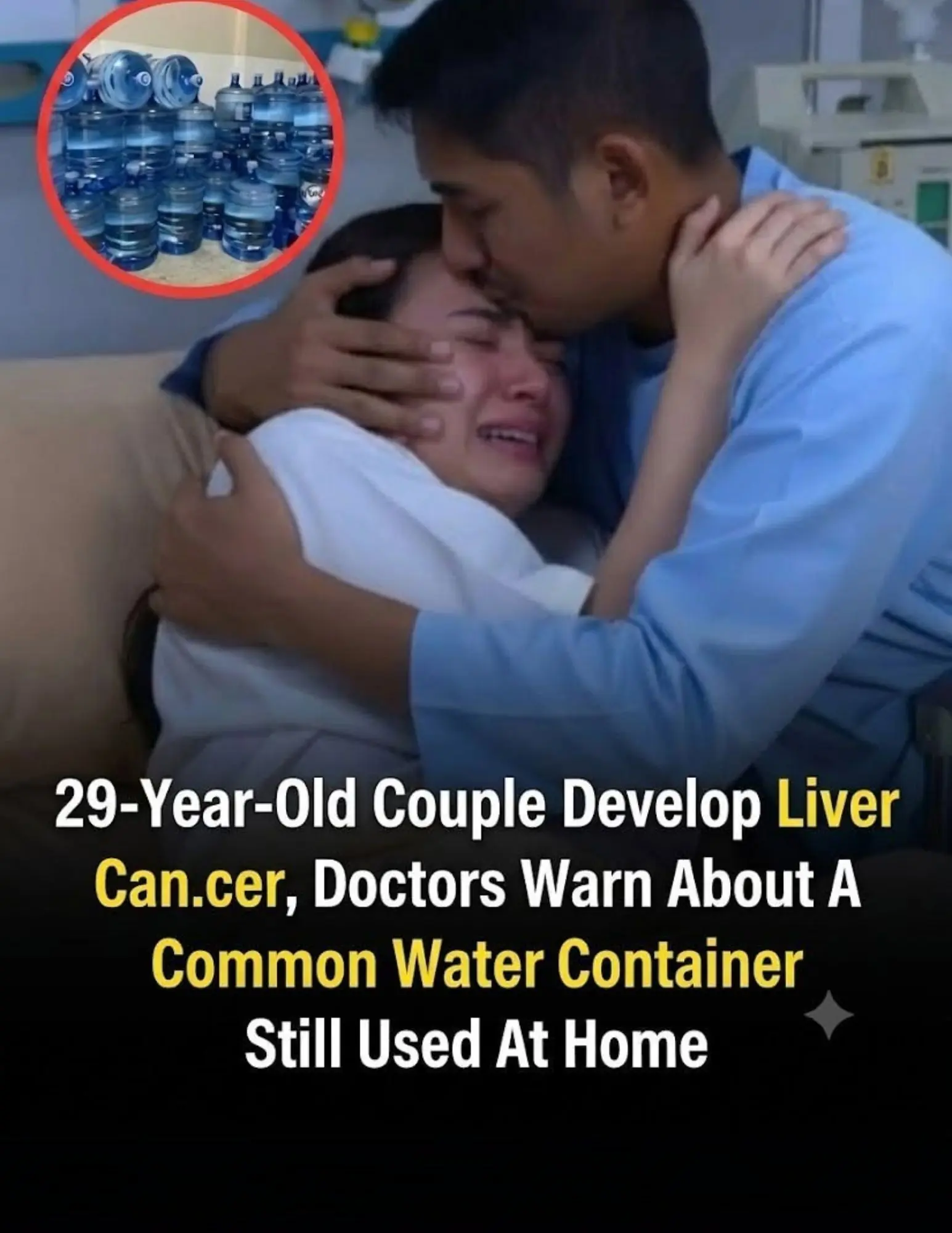 29-Year-Old Couple Diagnosed With Liver Can.cer: Doctors Warn About a Common Water Container Used in Many Homes
