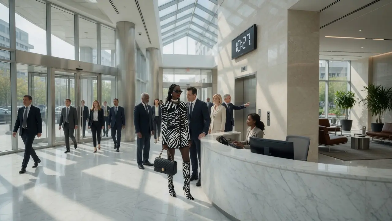 3 Executives Ignore Black Woman in Lobby for 45 Min — Go Pale When She Takes the Chairman's Seat