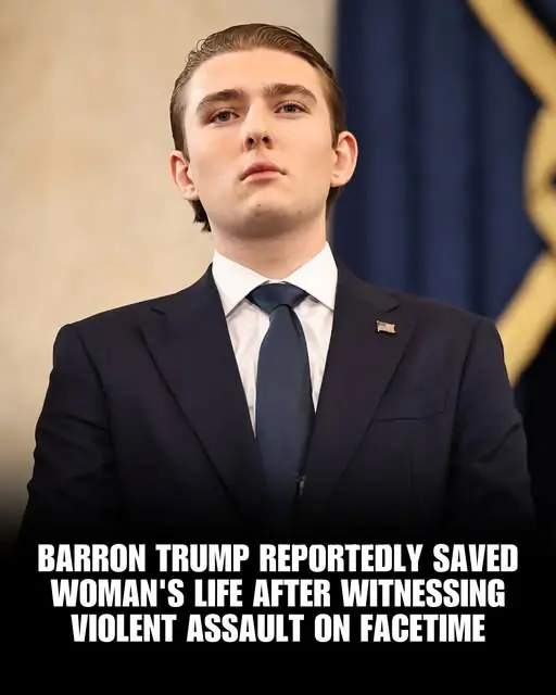 Barron Trump reportedly saved woman's life after witnessing violent assault on FaceTime call