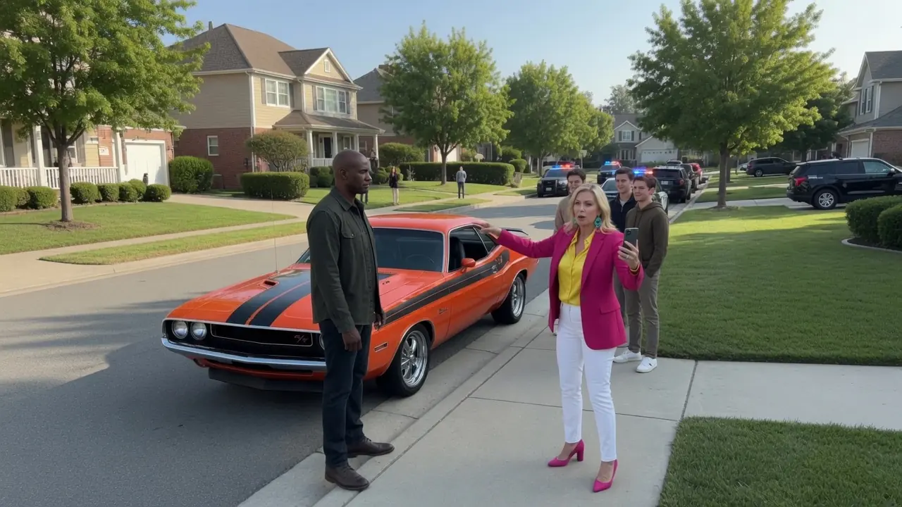 She Called the Police Over His Mustang — Then Pointed at Him and Screamed “Thief”