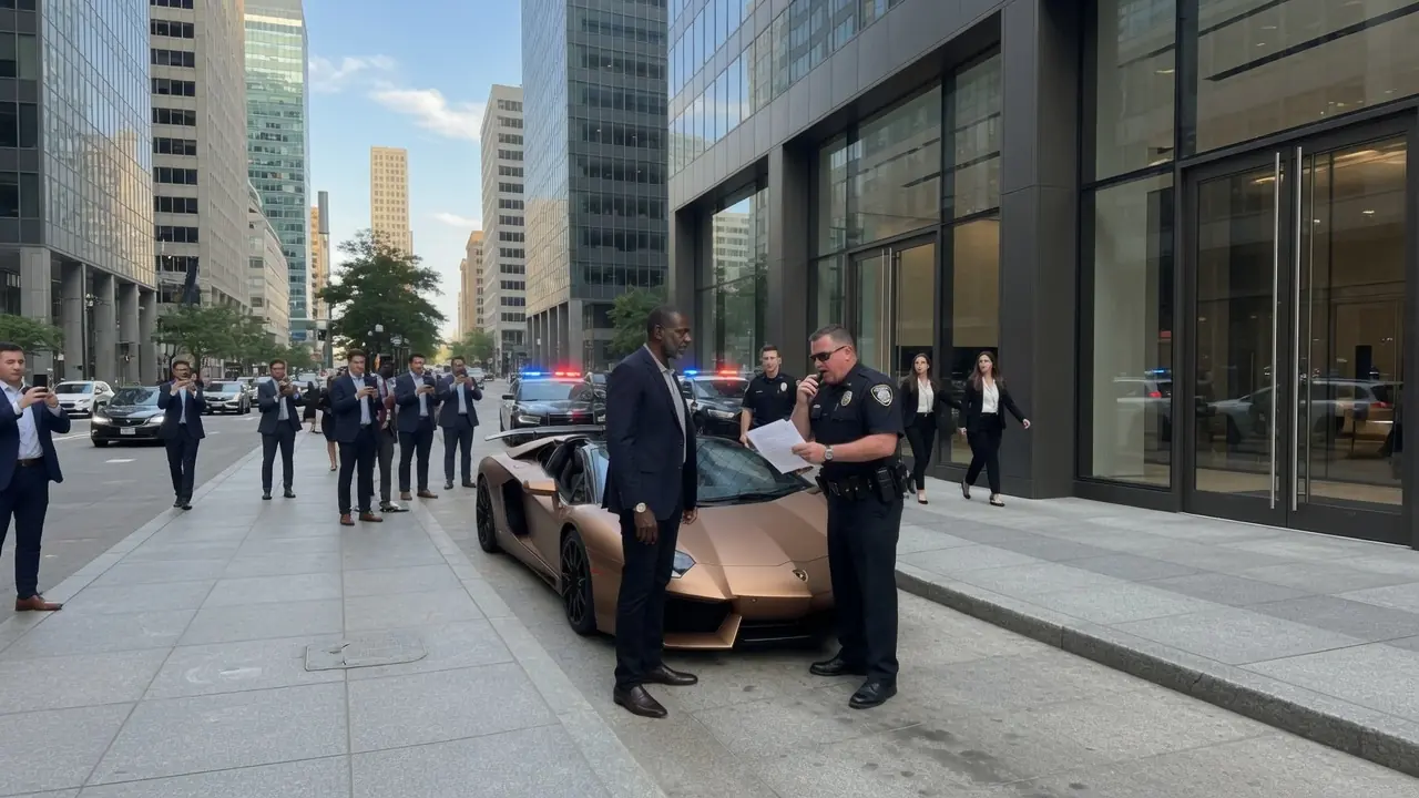 Black CEO Was Accused of Stealing His Own Car – Publicly Fired Police Chief Moments Later!