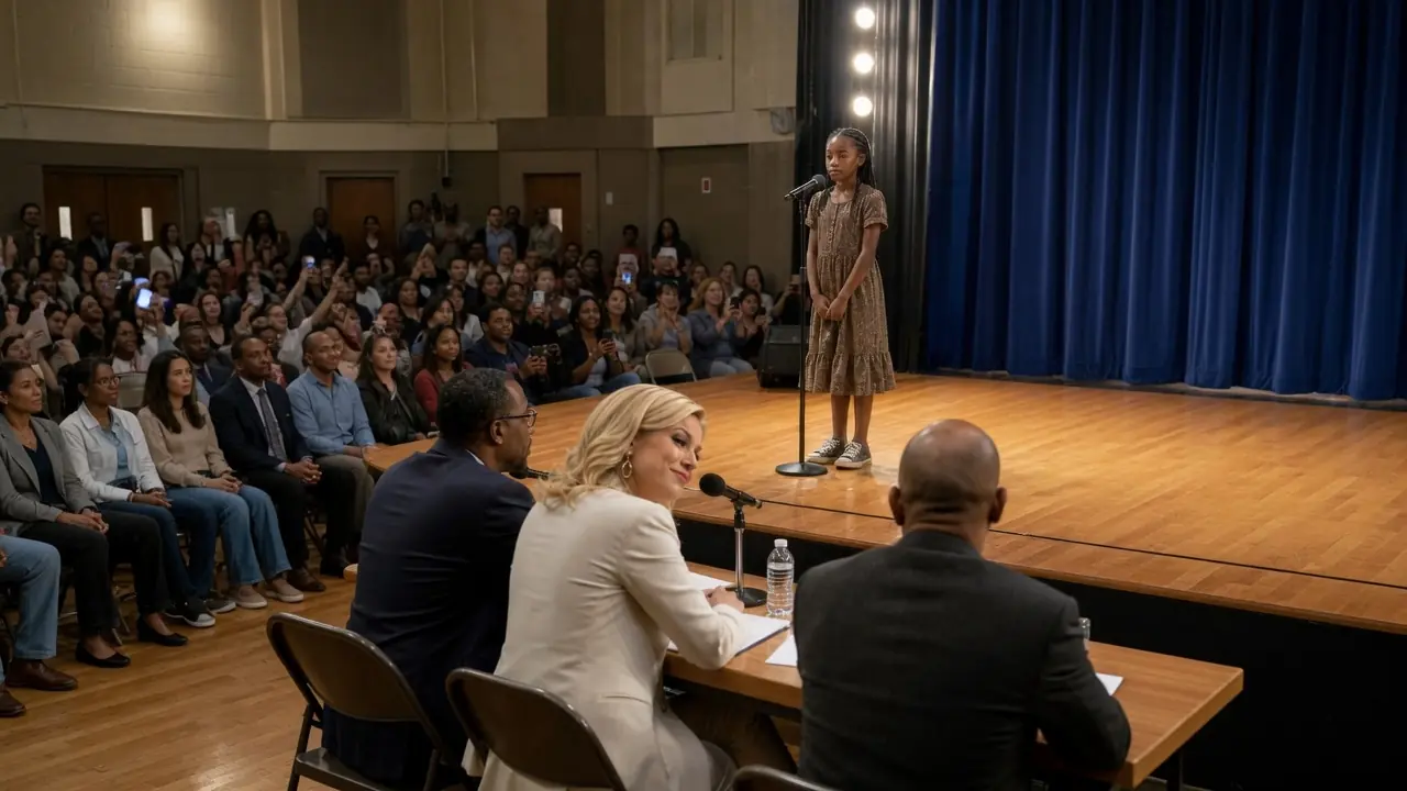 Poor Black Girl Sings at Talent Show to Pay Mom's Surgery — Unaware the Judge Is Her Father