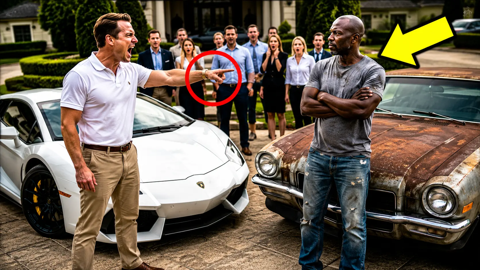 “Beat My Supercar With That Junk Car and My Company Is Yours!” The Millionaire Never Expected Him to Accept