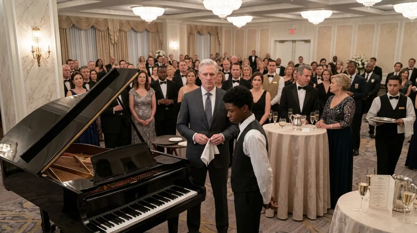 Millionaire Yelled "Dirty Boy, Don't Touch My Piano" — Then Collapsed Hearing Him Play