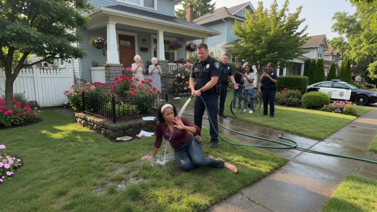 The Cop Sprayed A Black Woman With Her Own Garden Hose — Then Her Federal Badge Ended His Career