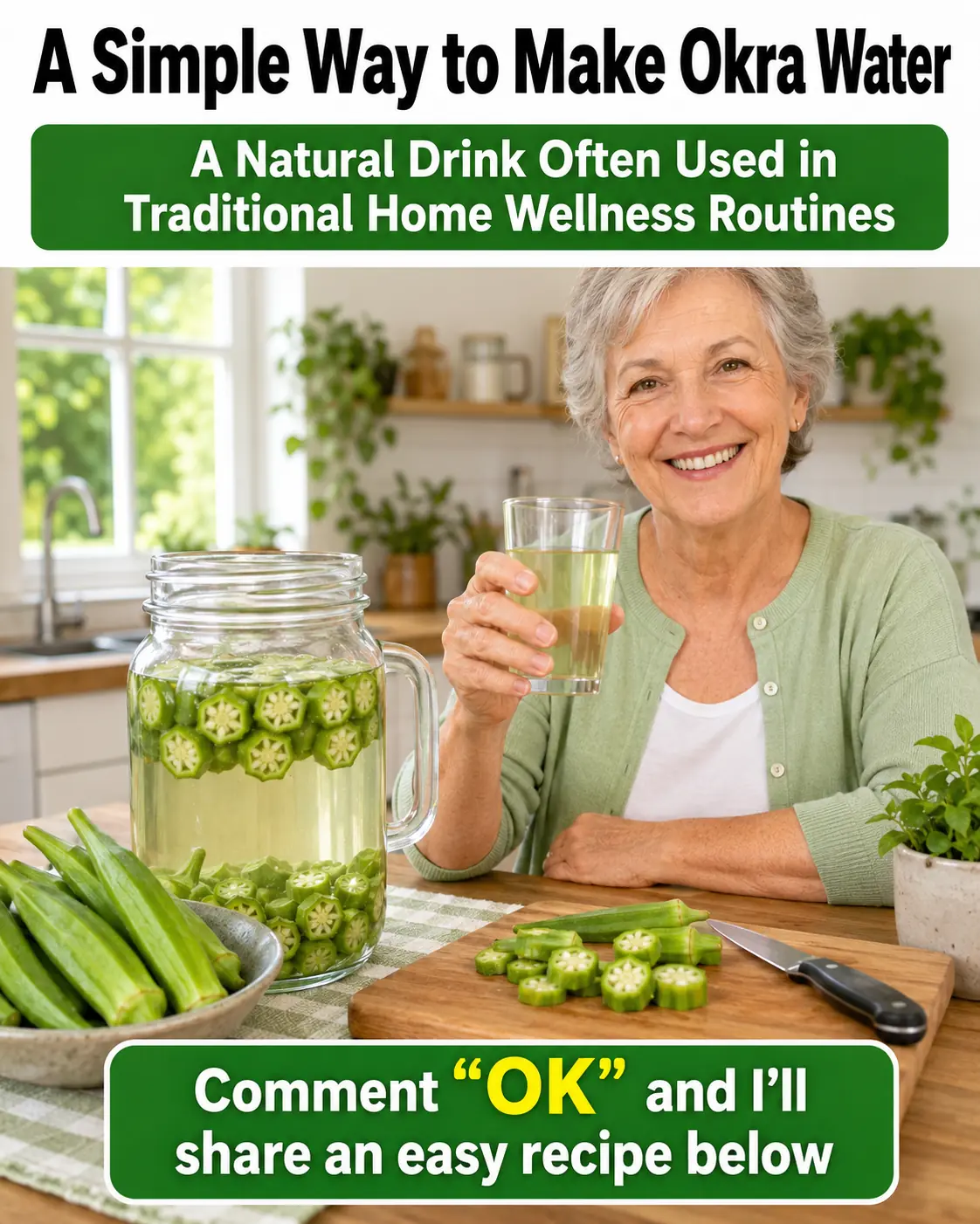 How to Prepare Okra Water to Naturally Support 17 Aspects of Everyday Wellness 🌿