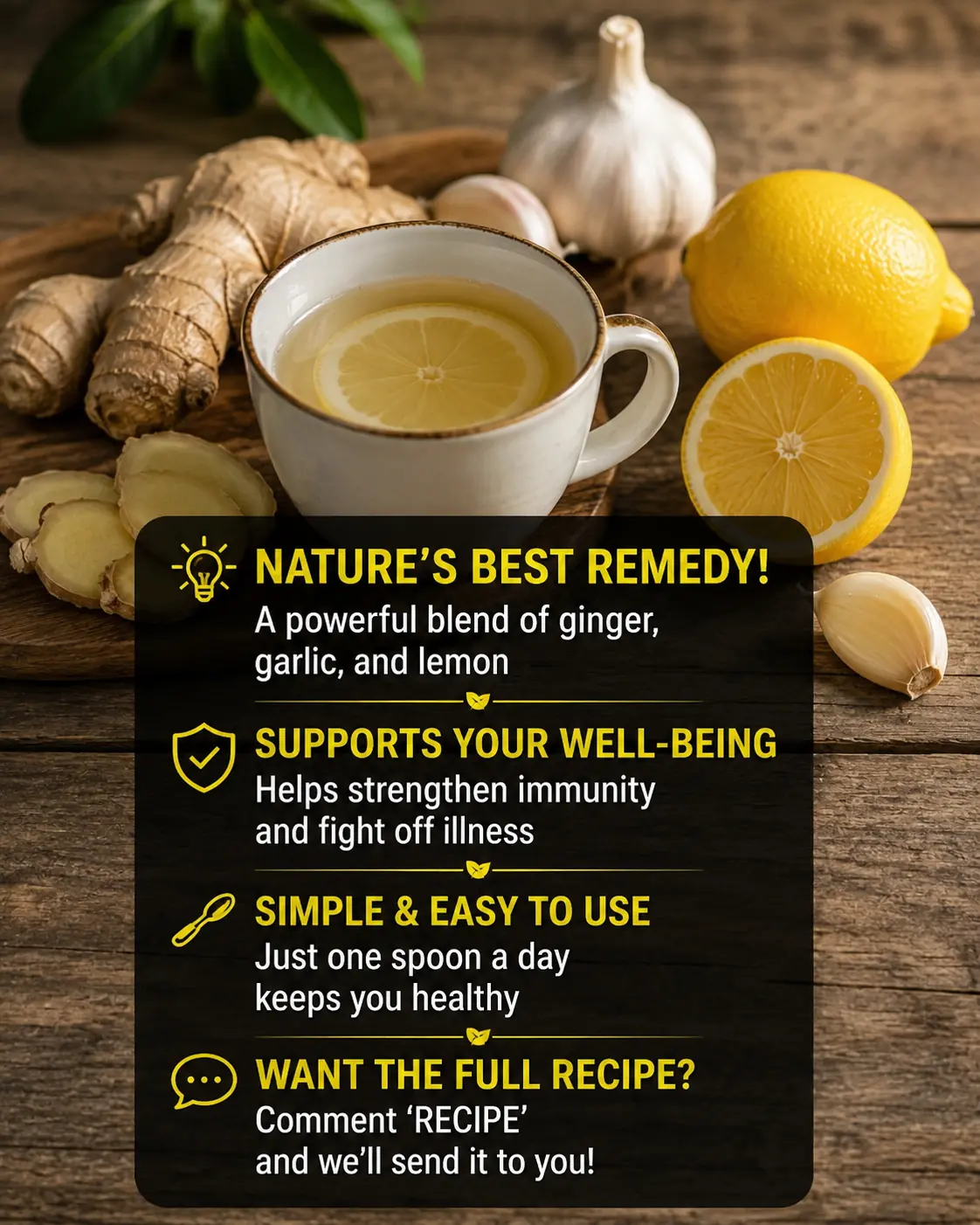 Honey, Lemon, Onion, Garlic & Ginger Elixir: A Simple Traditional Blend That May Support Everyday Wellness