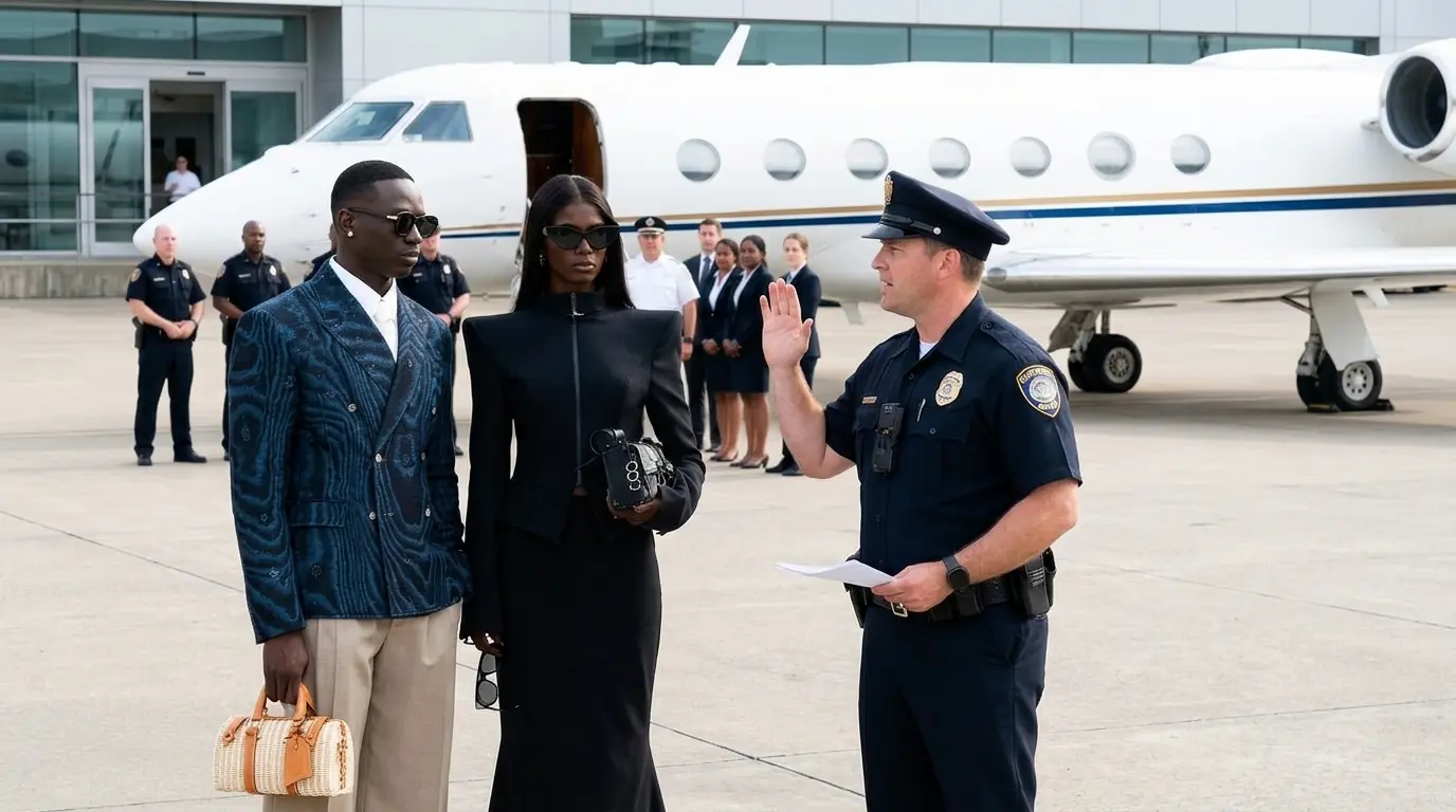 The Officer Blocked A Black Couple From Boarding A Private Jet — Then Federal Agents Rolled Onto The Tarmac