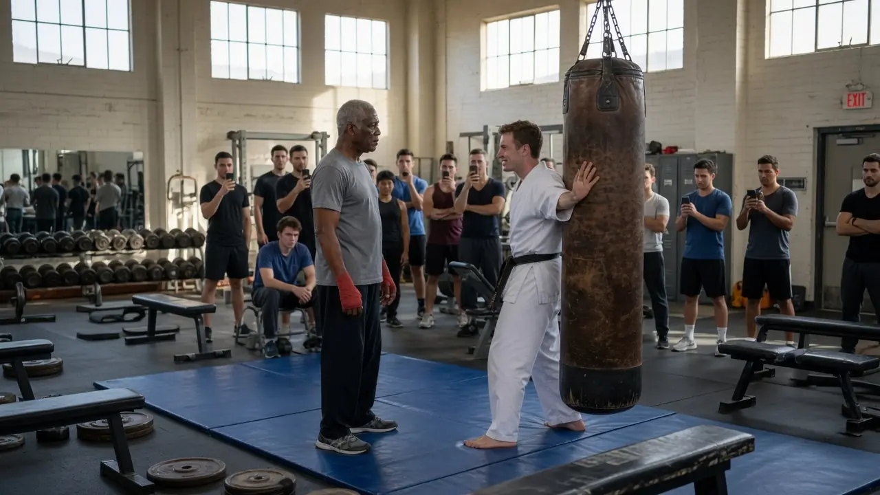 Black Belt Asked an Old Veteran to Spar "for Laughs" — He Didn't Know the Man Trained Marines