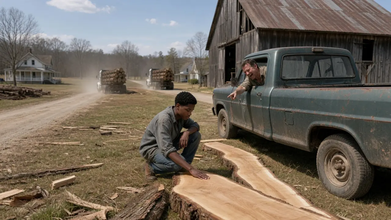 Sawmill Dumped Maple Slabs on Black Boy Land — He Quietly Built an Empire Furniture Business From It