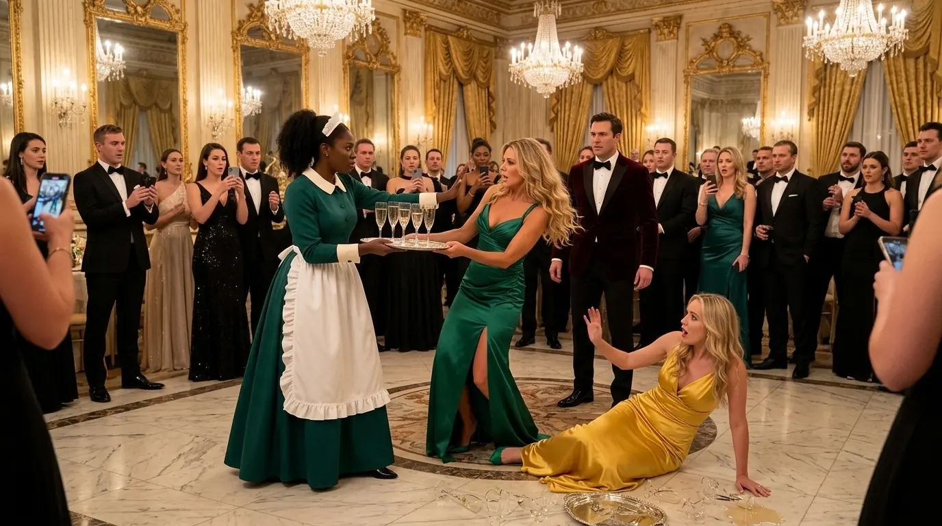 Billionaire's Fiancée and Her Friend Tried to Humiliate the Maid—But They Picked the Wrong Woman!