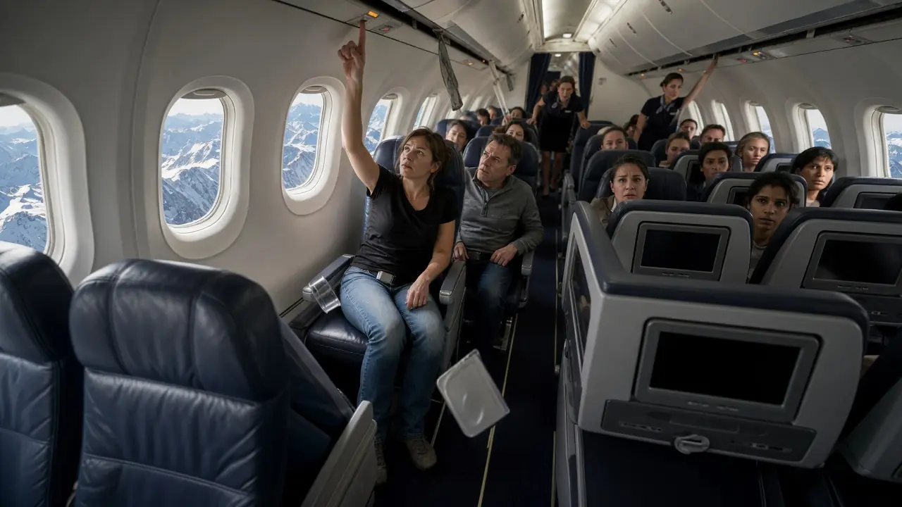 She Was Sleeping in 8A — When the Captain Asked if Any Combat Pilots Were on Board