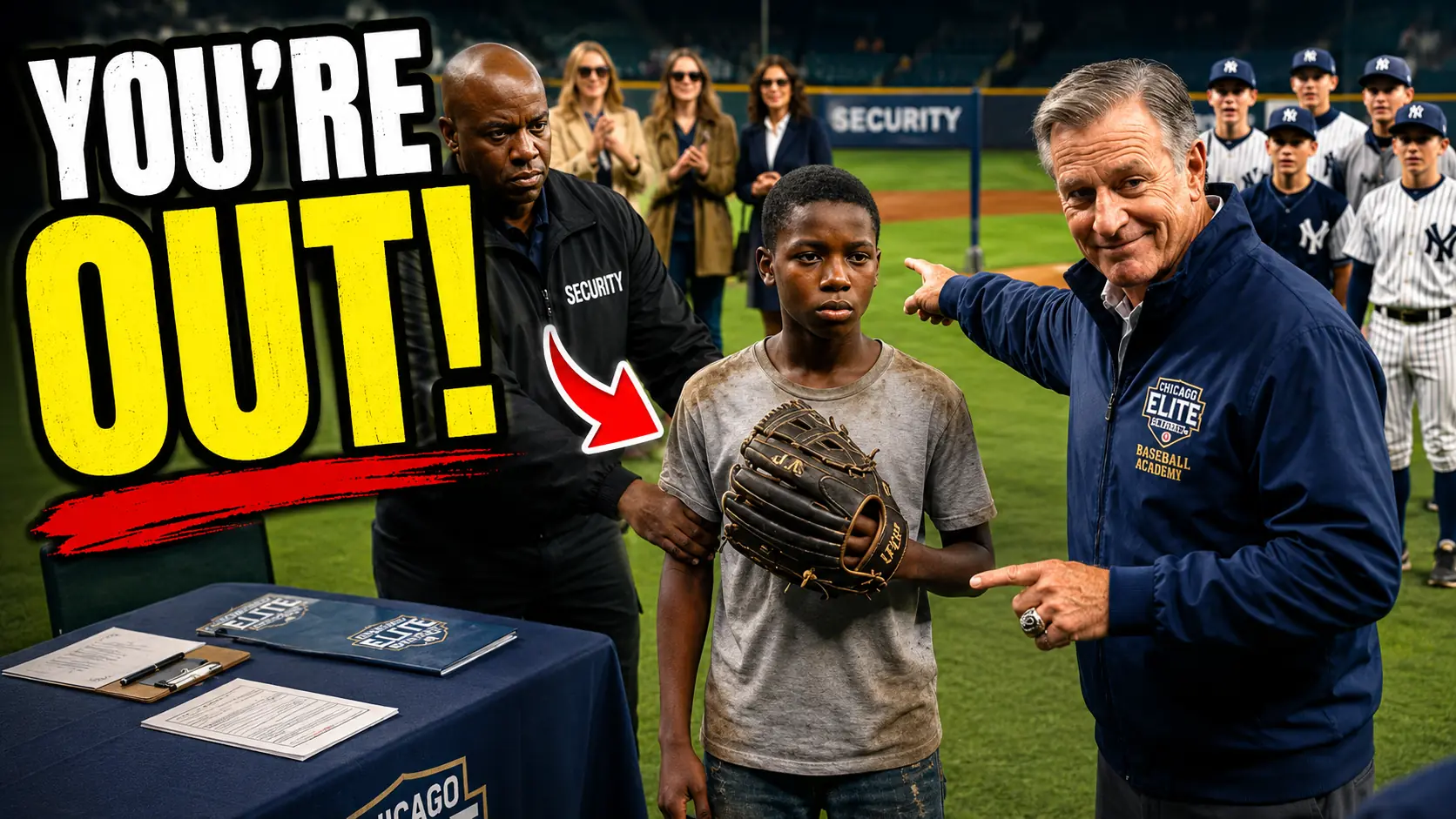 A Billionaire Mocked a Poor Black Kid on His Own Baseball Field — Then the Boy Made an Offer That Left Everyone Speechless