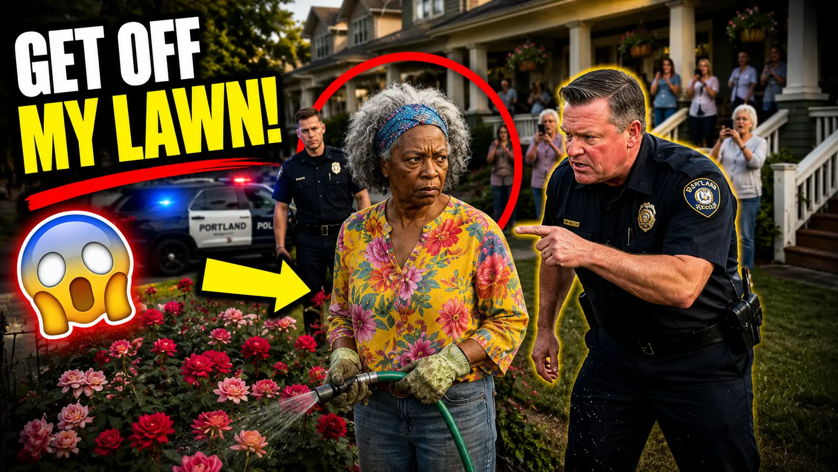 A Police Officer Handcuffed a Woman in Her Own Garden — He Never Bothered to Ask Who She Was