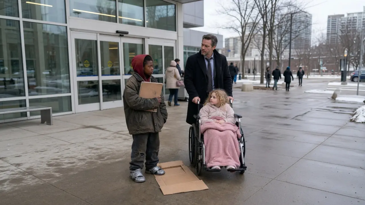 The Beggar Boy Said, ‘I Can Make Your Daughter Walk Again’ — The Millionaire Turned and Froze