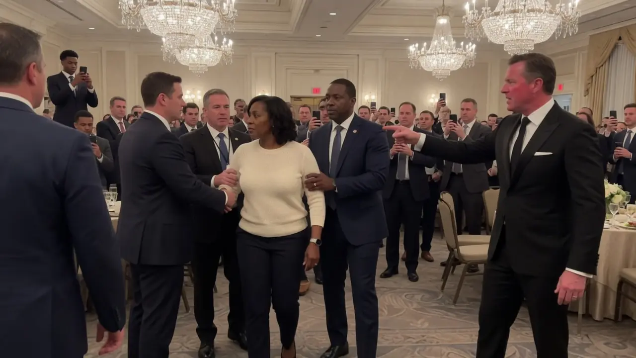 THE CEO HAD SECURITY DRAG HER OUT OF HIS GALA — SHE ONLY ASKED HIM ONE QUESTION
