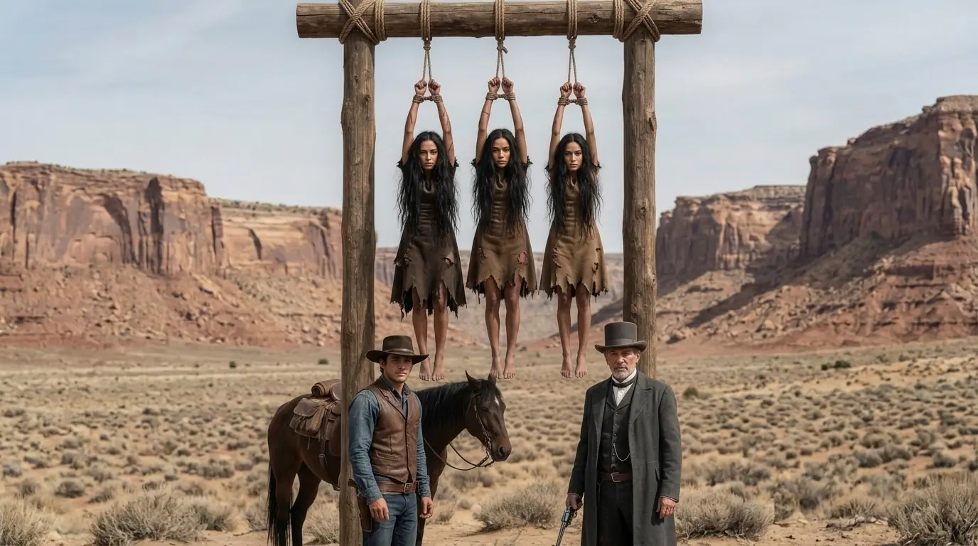 He Cut The Apache Sisters Down From The Tree — Then Learned The Eldest Was The Secret A Railroad King Would Kill To Hide