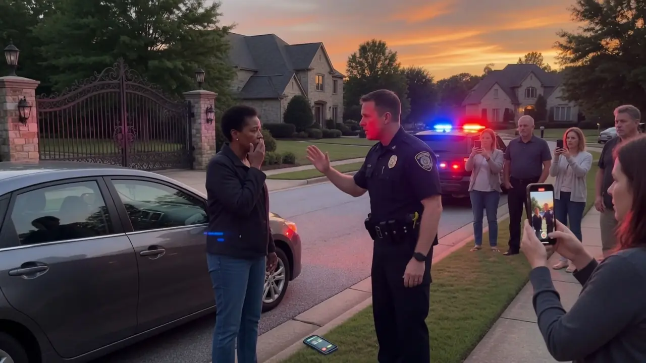 THE OFFICER SLAPPED HER OUTSIDE HER OWN HOME — THEN SHE GAVE HIM ONE WARNING