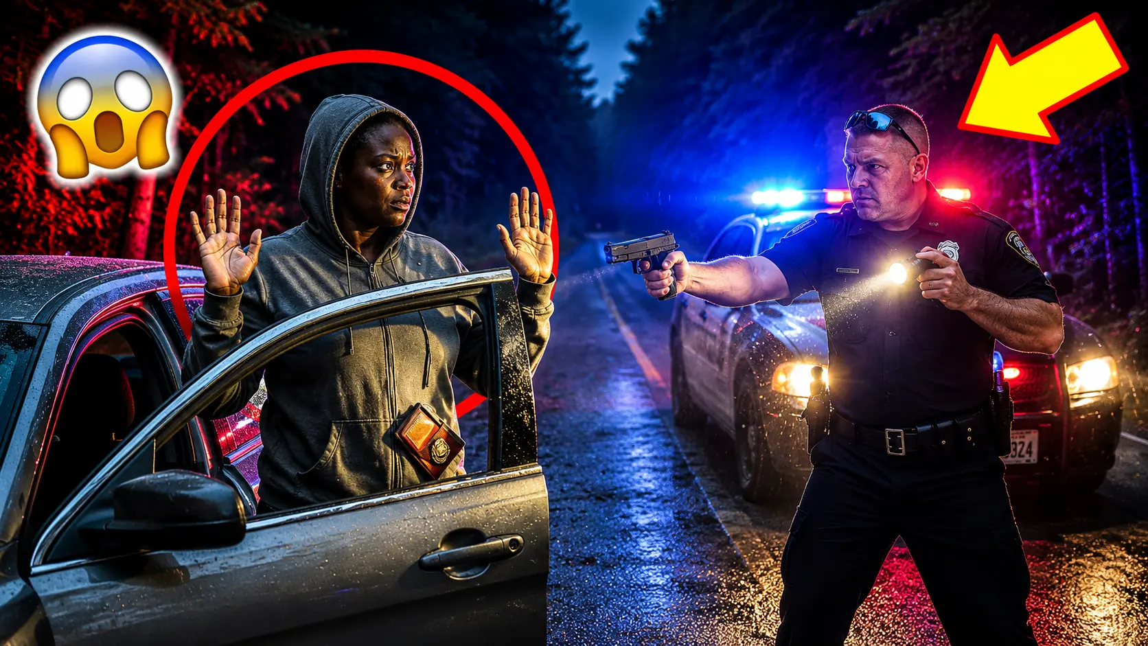 A Cop Pulled His Gun on a Black Woman and Mocked Her FBI Badge — Then the Radio Crackled