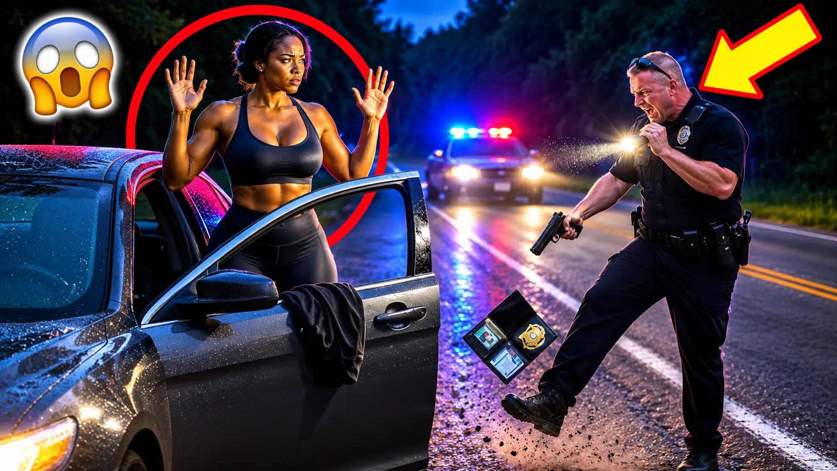 A Cop Pulled His Gun on a Black Woman and Mocked Her FBI Badge — Then the Radio Crackled