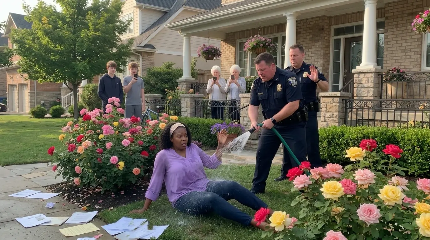 The Officer Blasted A Black Woman With Her Own Garden Hose — Then Her Federal Badge Destroyed His Career