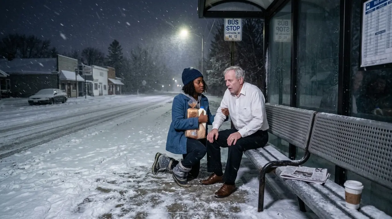 Poor Girl Handed Her Last Milk to a Cold Hungry White Man — One Morning, a SUVs Found Her