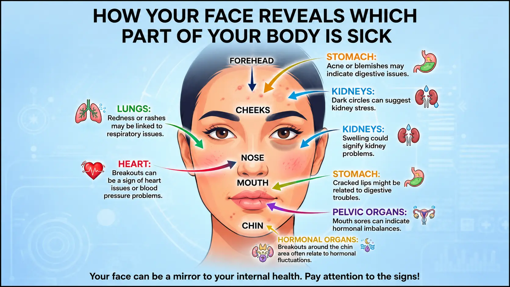 5 THINGS YOUR FACE CAN TELL YOU ABOUT YOUR HEALTH