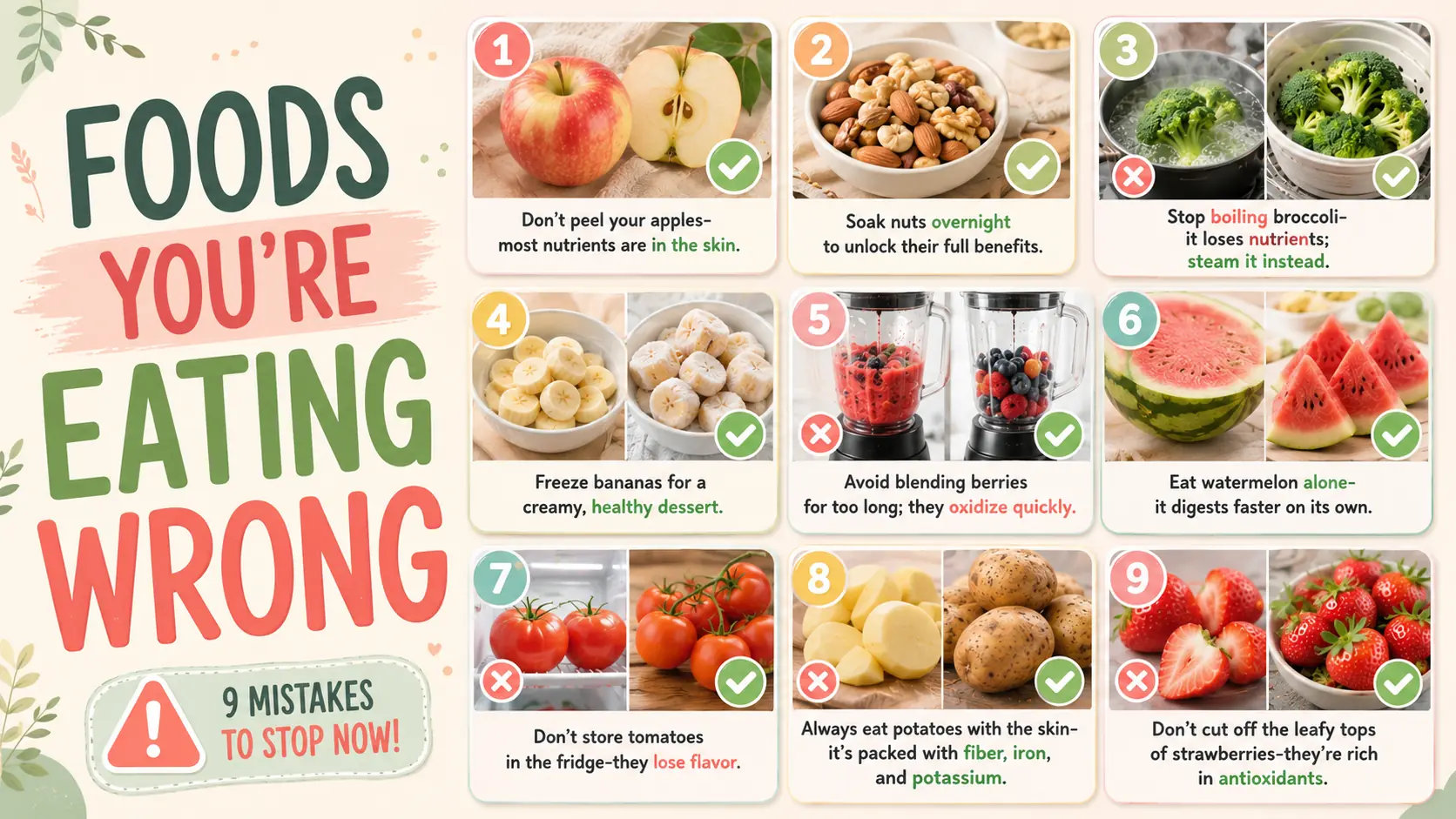 Foods You're Probably Eating Wrong: 9 Science-Backed Ways to Get More Nutrition From Everyday Foods