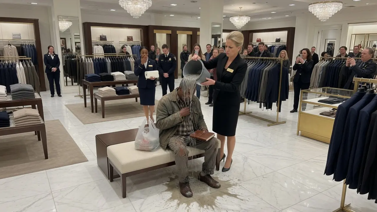 Saleswoman Dumped Mop Water on Shabby Black Man — Turns Out He Was the Undercover CEO of the Stor