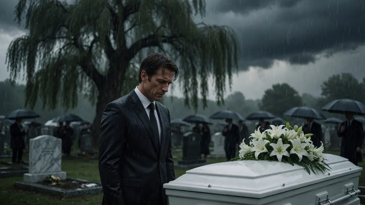 I Thought I Was Mourning My Wife—Until One Stranger Turned Her Funeral Into the Beginning of a Much Darker Story