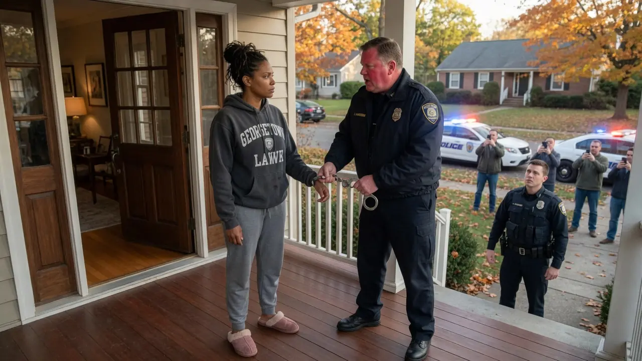 THE OFFICER TRIED TO ARREST HER ON HER OWN PORCH — SHE GAVE HIM ONE FINAL WARNING