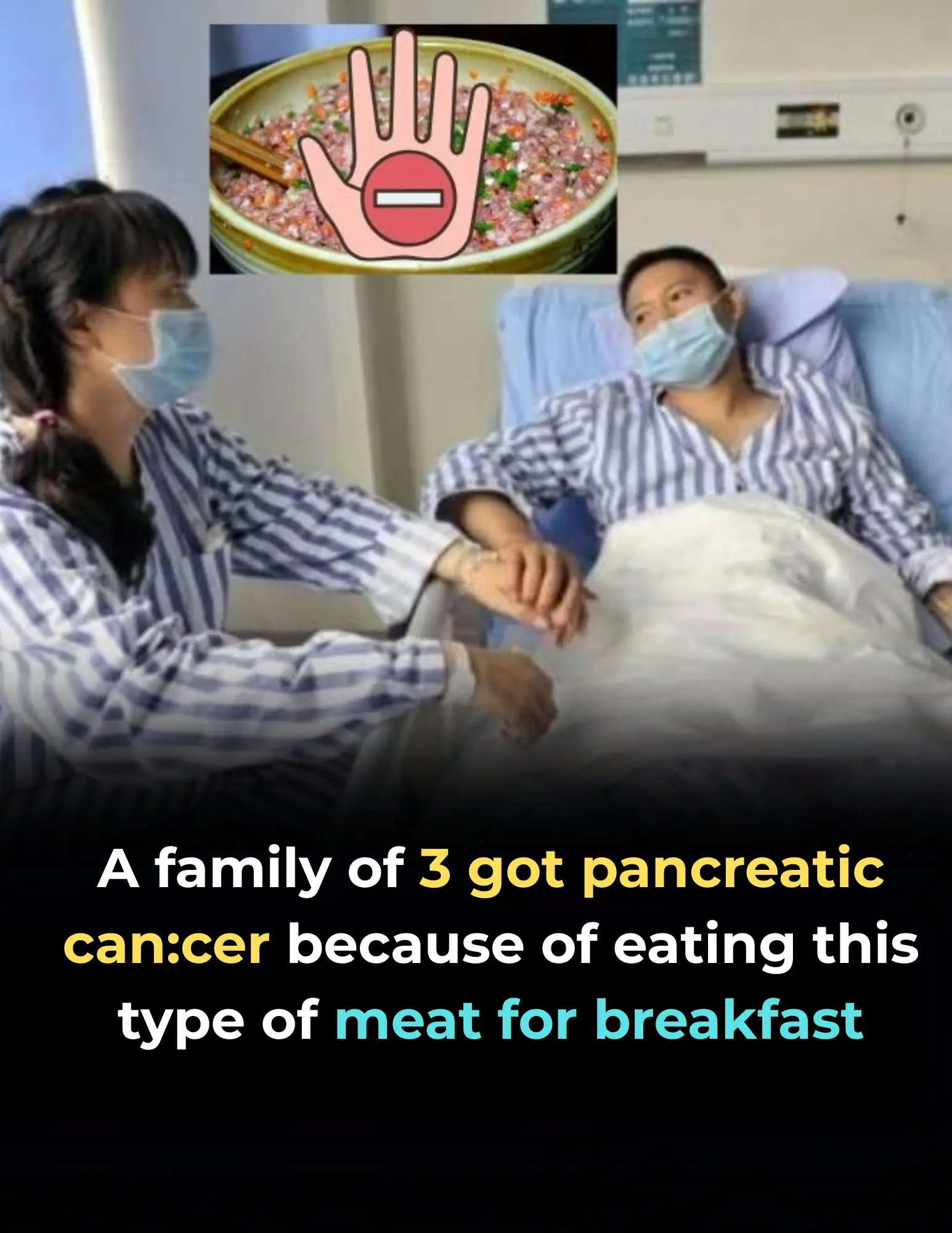 A family of 3 got pancreatic cancer because of eating this type of meat for breakfast