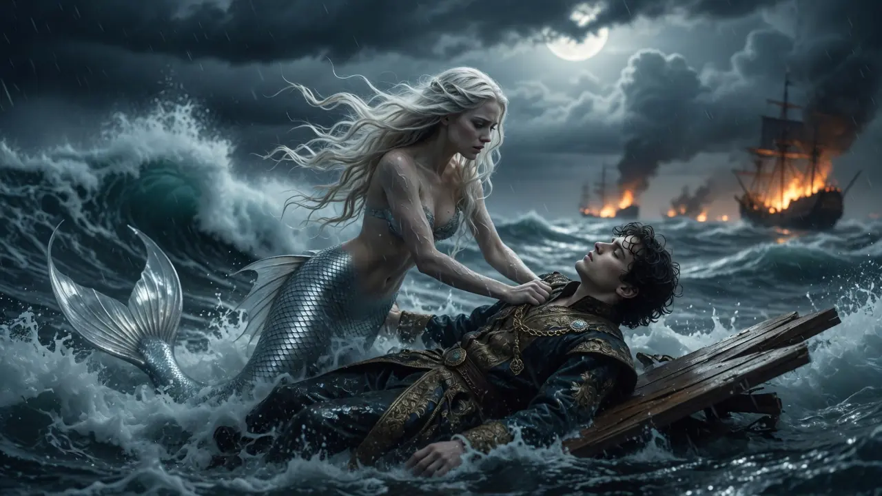 The Prince Declared War on the Mermaid Who Saved Him… Until One Ancient Secret Forced Him to Kneel