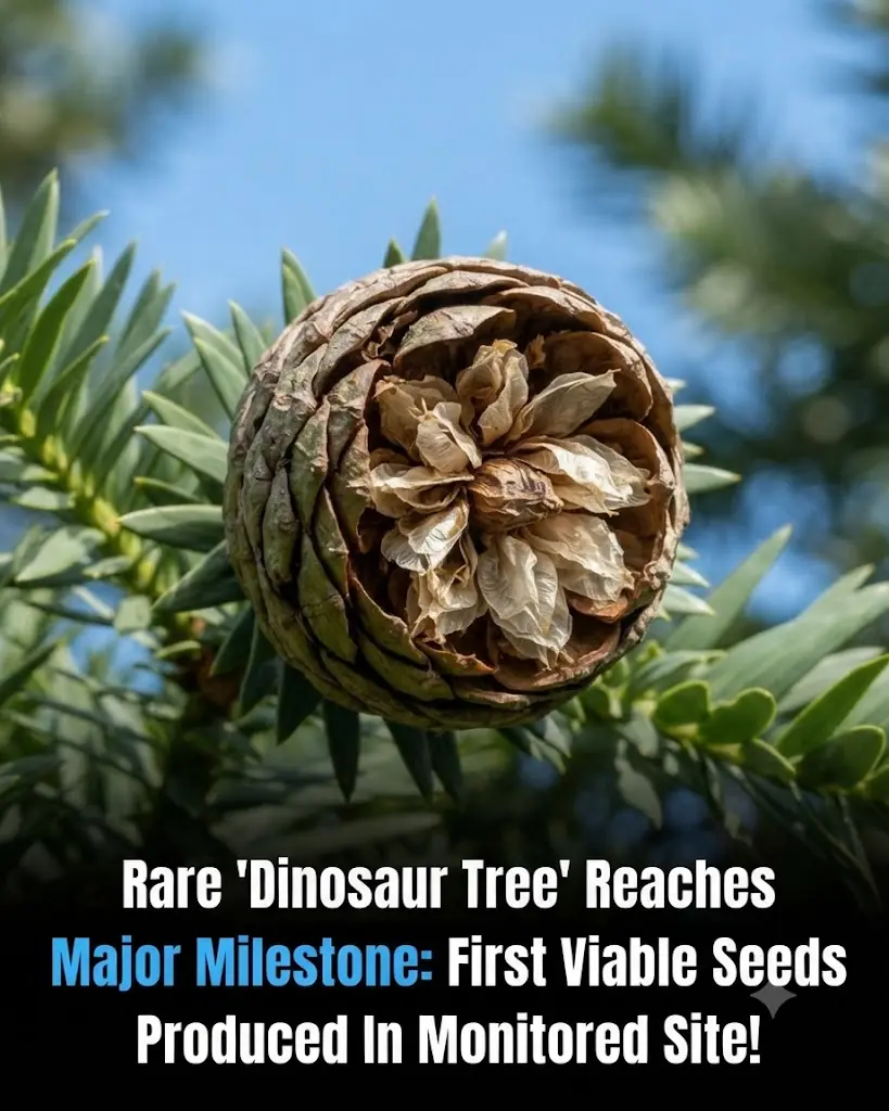 Rare tree bearing fruit with hope of seedlings