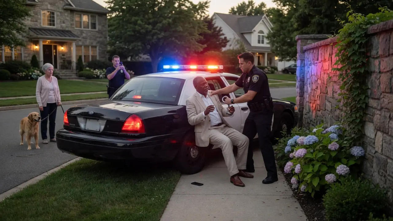 THE OFFICER STOPPED HIM FOR WALKING THROUGH HIS OWN NEIGHBORHOOD — THEN FORCED HIM AGAINST THE CRUISER