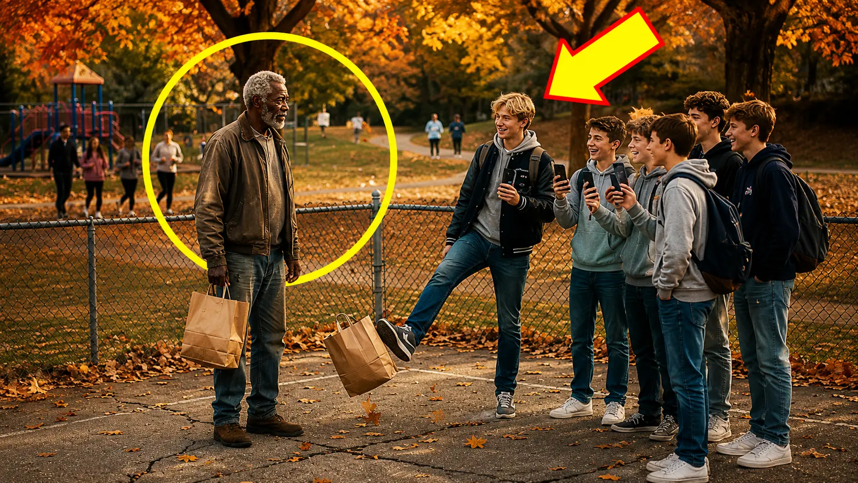 Teen Bullies Laughed as They Surrounded an Elderly Black Man — Then Nobody Was Laughing