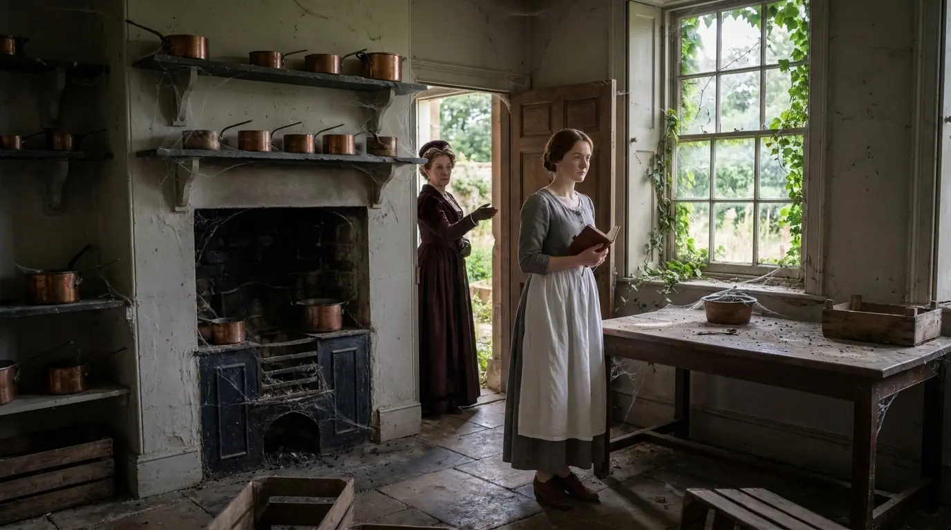 They Gave Her the Abandoned Kitchen — She Fed the Estate Through Winter