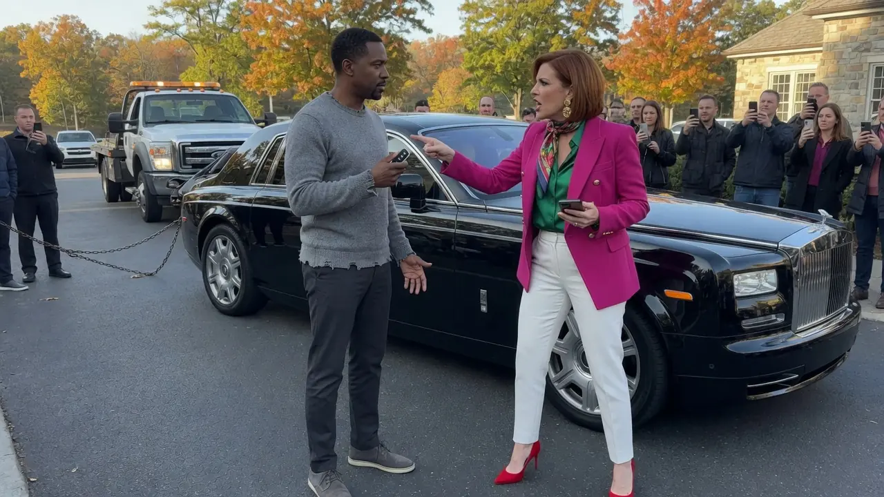 SHE ACCUSED HIM OF STEALING THE ROLLS-ROYCE — THEN ORDERED A TOW TRUCK