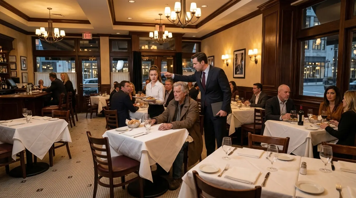 She Gave a Free Meal to a Stranger — Then the Owner Walks In