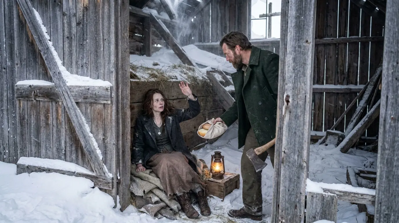 They Abandoned Her To Starve During Winter — Until The Lonely Lumberjack Found And Saved Her