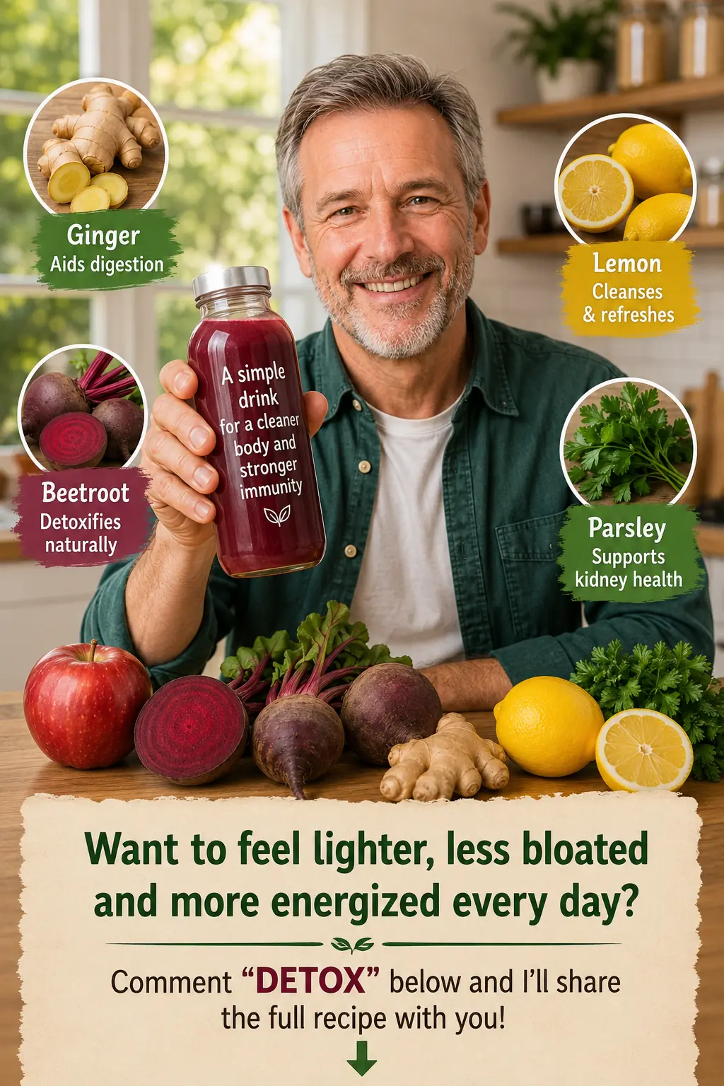 Clove, Garlic, Turmeric & Ginger Detox Drink: A Natural Way to Support Immunity, Healthy Digestion, and Overall Wellness