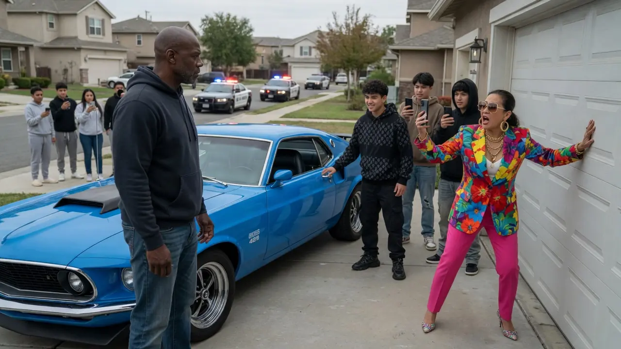 SHE ACCUSED HIM OF STEALING HIS OWN MUSTANG — THEN THREE POLICE CARS SURROUNDED HIS HOUSE