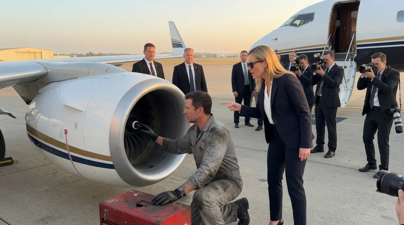 CEO Shouted “Don’t Touch My Jet” At A Mechanic — Then Learned He Had Just Saved Her Life