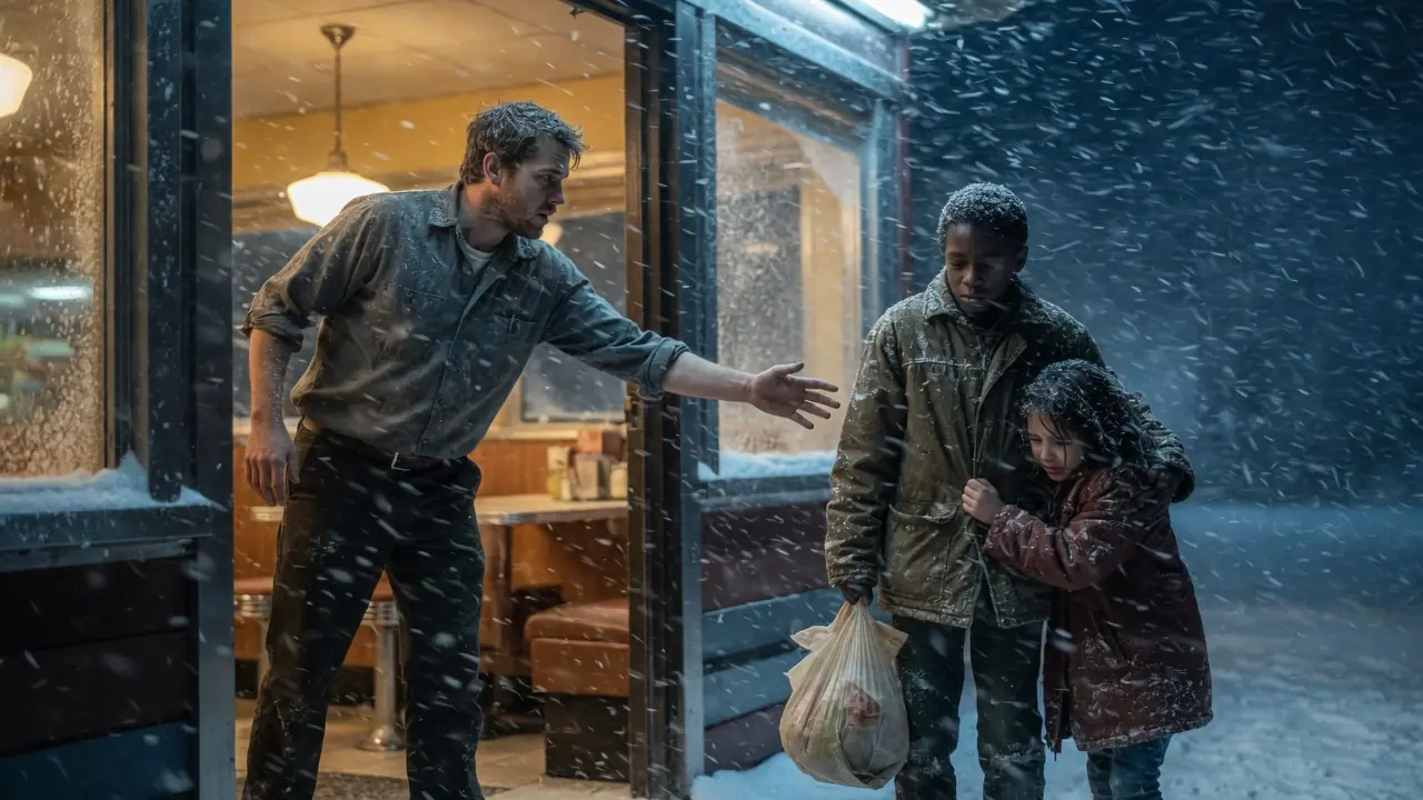 A WAITER SAVED TWO ORPHANS IN A BLIZZARD — 20 YEARS LATER, FOUR BLACK SUVs RETURNED