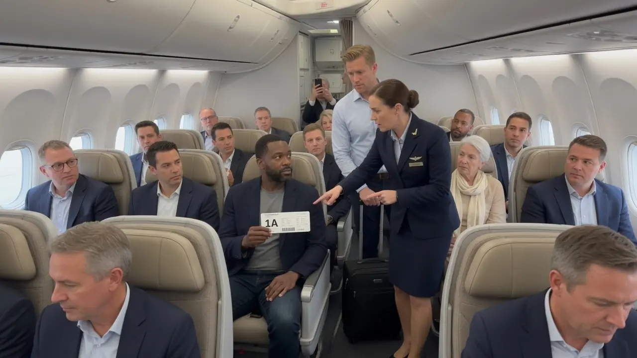 Black CEO Kicked Out of VIP Seat for White Passenger —Froze When He Fired Them All Instantly Live