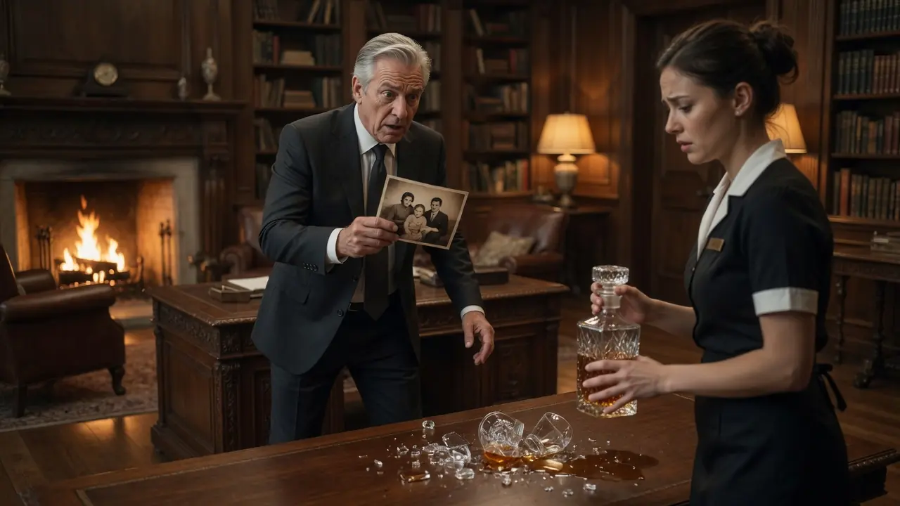 The Billionaire Hired Her to Serve Drinks… Then One Old Photograph Changed Both Their Lives Forever