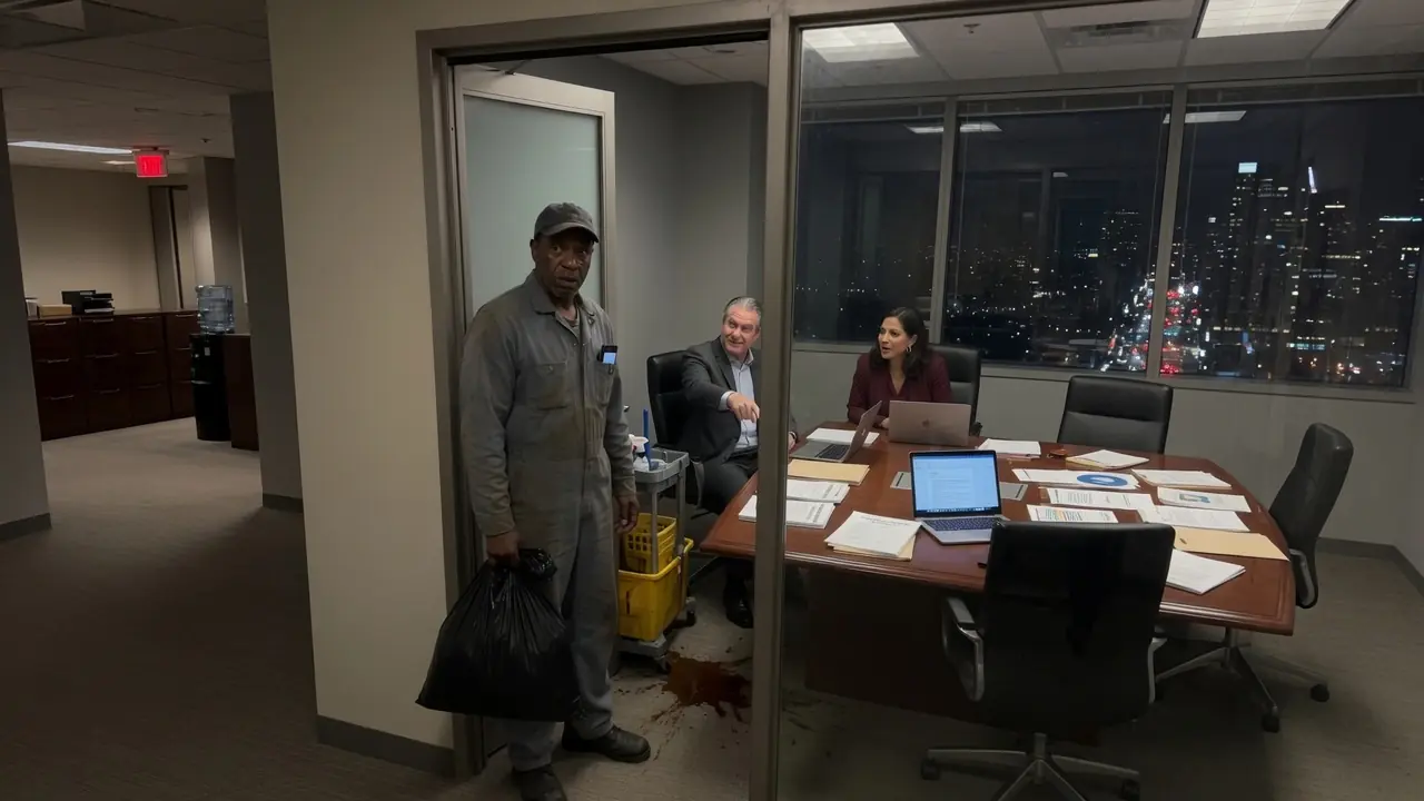 Black CEO Goes Undercover as Janitor in His Company, The Next Day He Fires The Entire Executive...