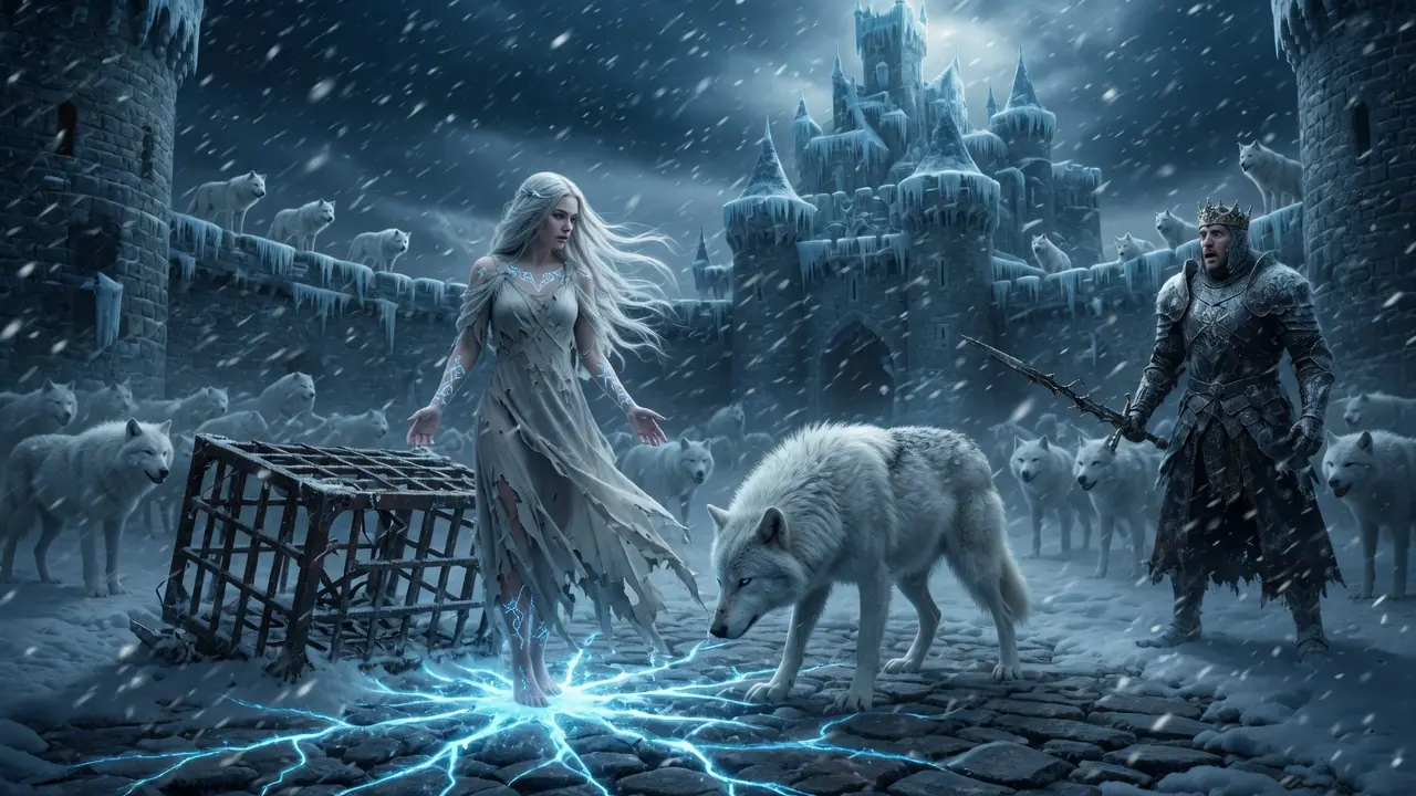 The Enemy King Imprisoned the Last Ice Princess… Until the Frozen Wolves Chose Their True Queen