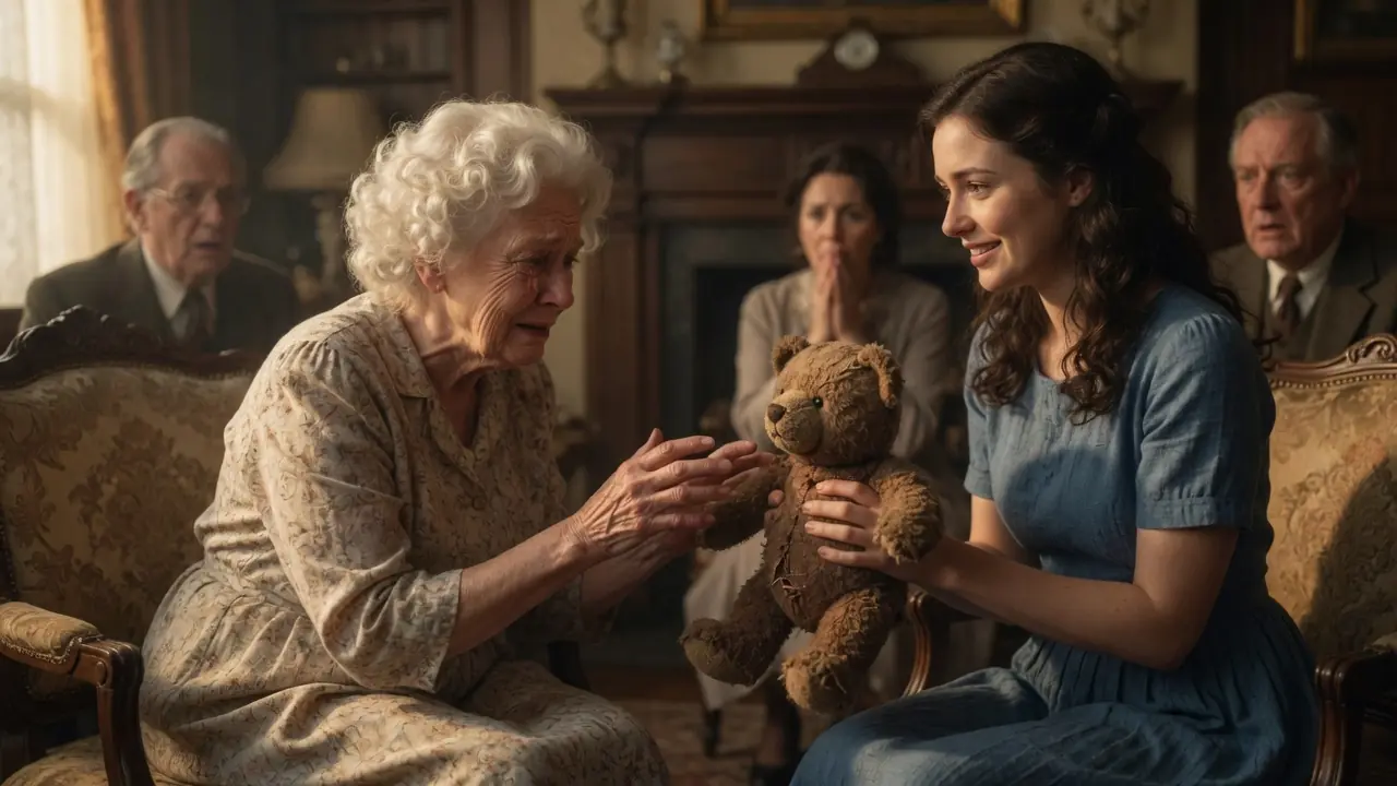 She Returned an Old Teddy Bear to a Forgetful Grandmother… Until One Hidden Stitch Revealed the Family's Greatest Secret